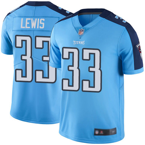 Tennessee Titans Limited Light Blue Men Dion Lewis Jersey NFL Football #33 Rush Vapor Untouchable